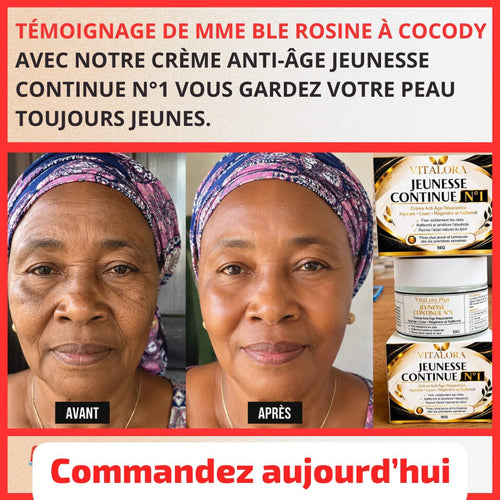 ADIEU AUX RIDES ET AUX VISAGES FROISSÉS ! RETROUVEZ L'APPARENCE D'UN VISAGE DE 45 ANS, MÊME À 80 ANS, AVEC JEUNESSE CONTINUE N°1.